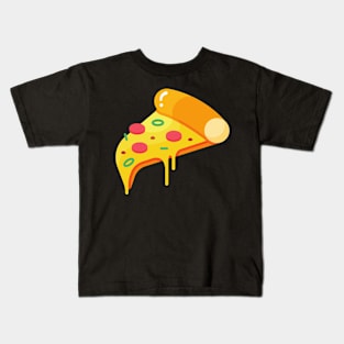 Bright Cheese Pizza Kids T-Shirt